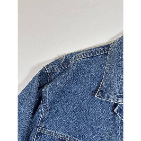 VTG 1997 Denim Jacket Oscar Dela Hoya Hector Macho Camacho Caesars Palace Boxing - Picture 10 of 16